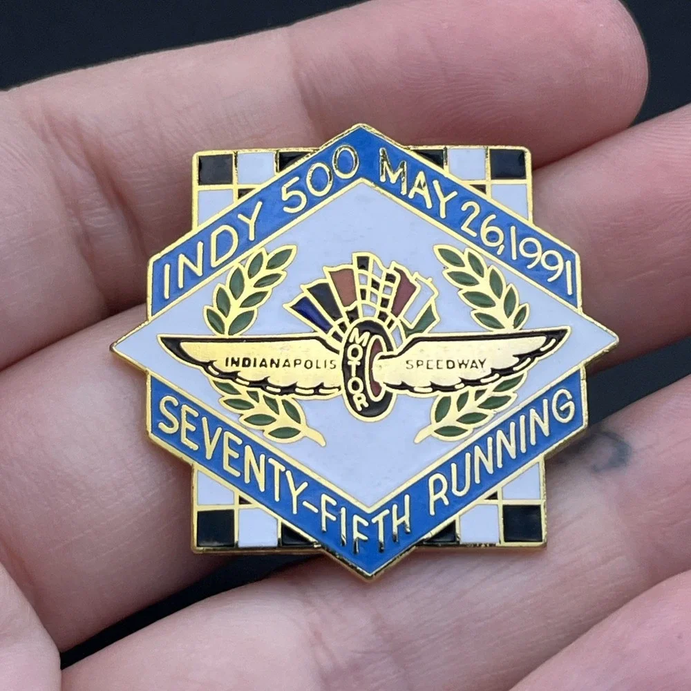 NASCAR Indy 500 1991 Indianapolis Motor Speedway Lapel Hat‎ Pin